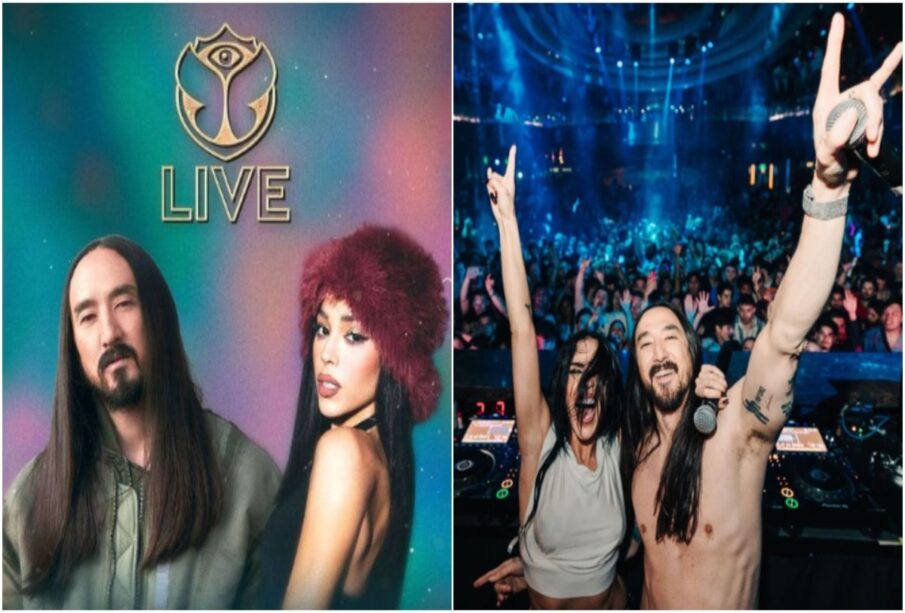 Tomorrowland: Danna Paola estrena 'Paranoia' con Steve Aoki