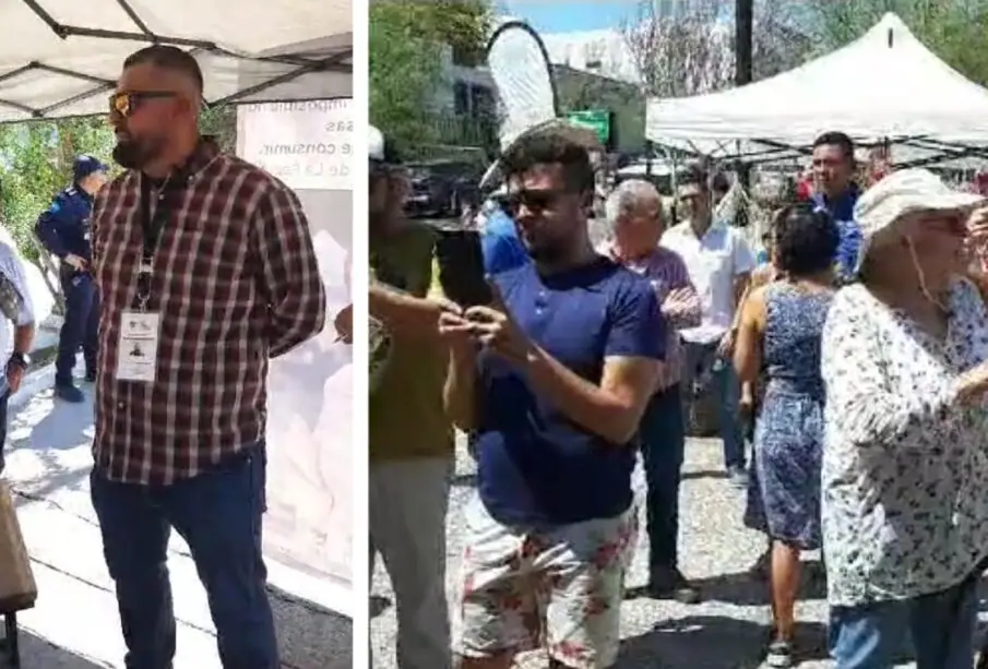 Desalojo de locatarios del Mercado Orgánico Artesanal en el centro de La Paz