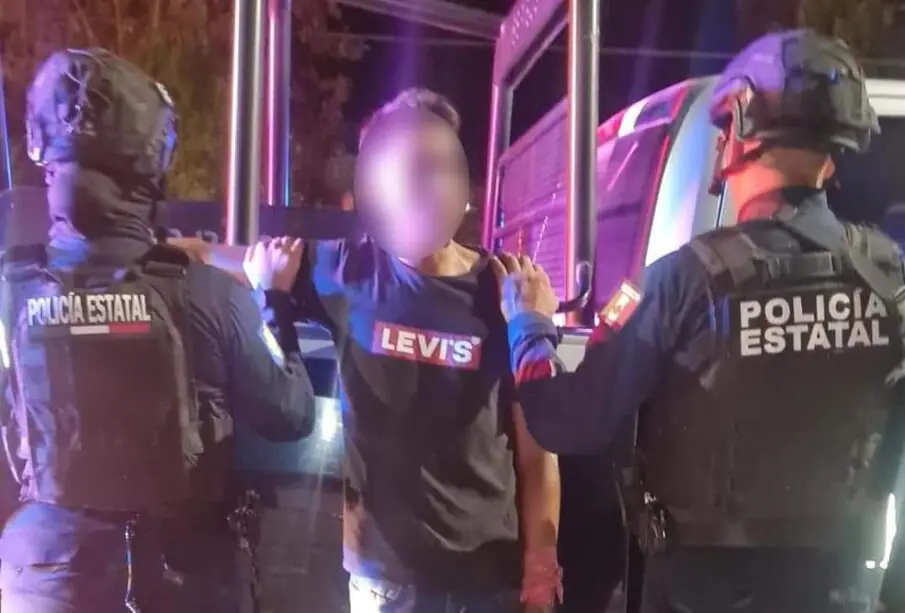 Detención de hombre