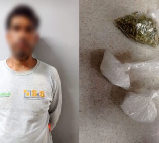 Cae “El Babalu” con cristal y marihuana en La Paz