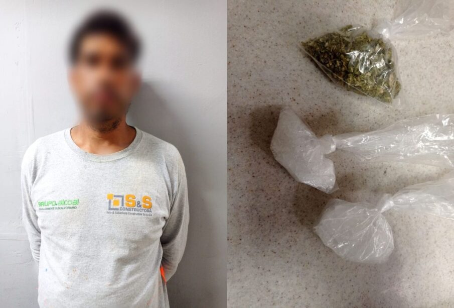 Cae “El Babalu” con cristal y marihuana en La Paz