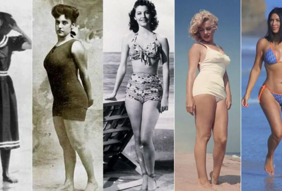 Evolución del traje de baño