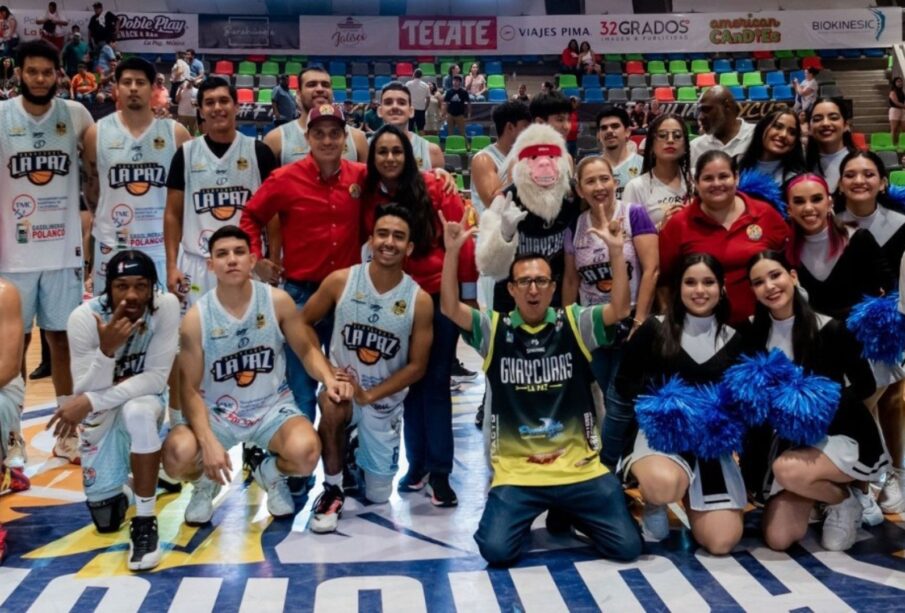 Guaycuras La Paz en las finales del Circuito de Baloncesto del Pacifico.