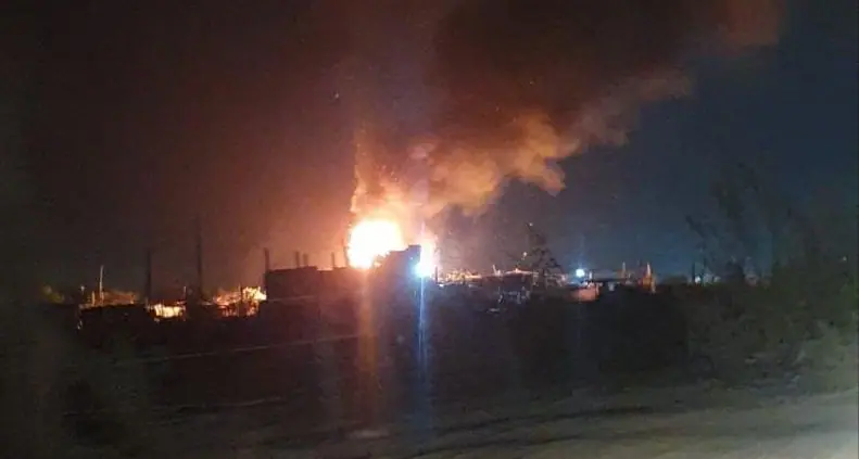 Incendio en viviendas de CSL