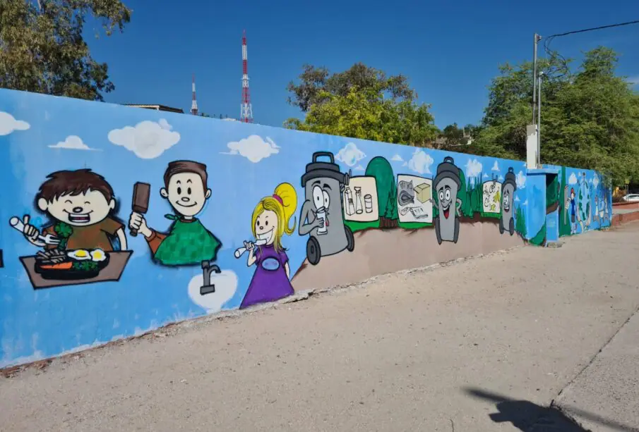 Mural en primaria