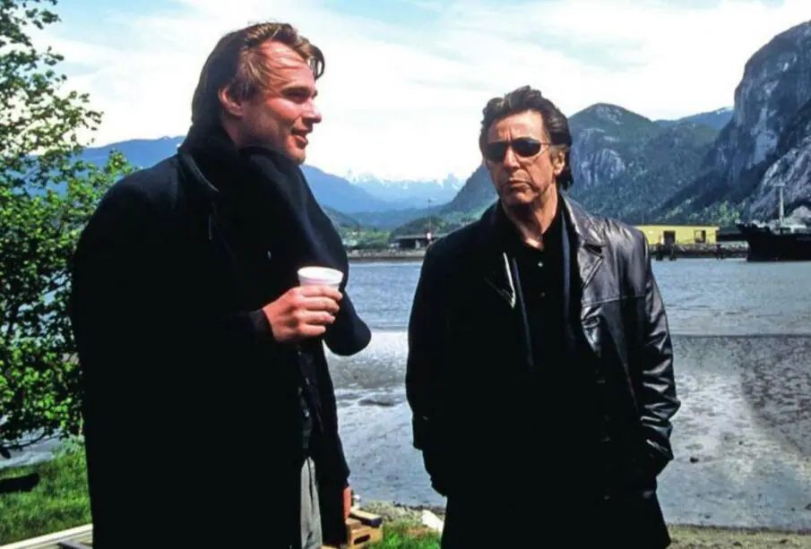 Nolan y Al Pacino en rodaje