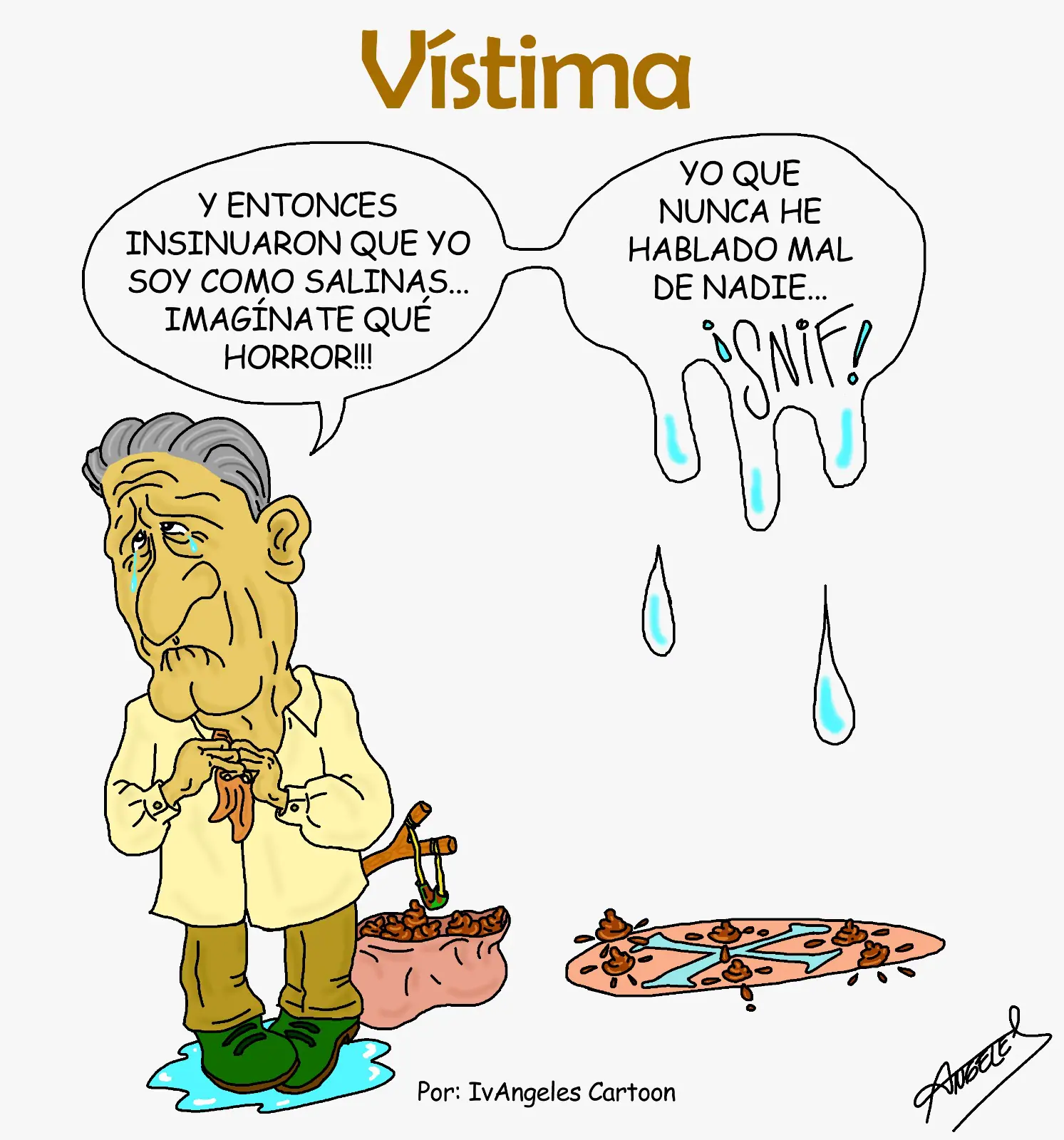 Garabujo por IvAngeles cartón.