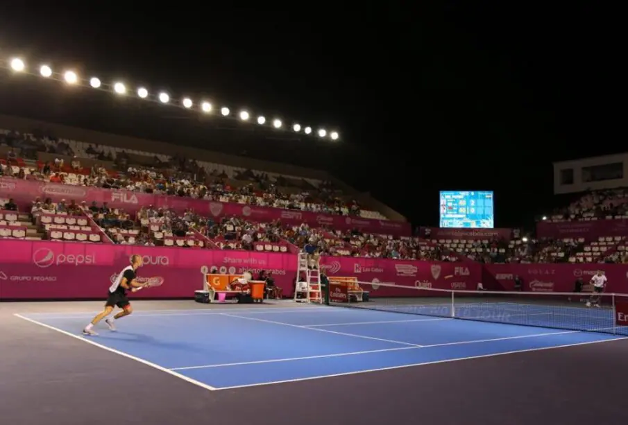 Partido del Abierto de Tenis Los Cabos