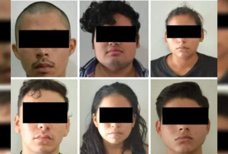 Jóvenes que asesinaron a la niña Ximena