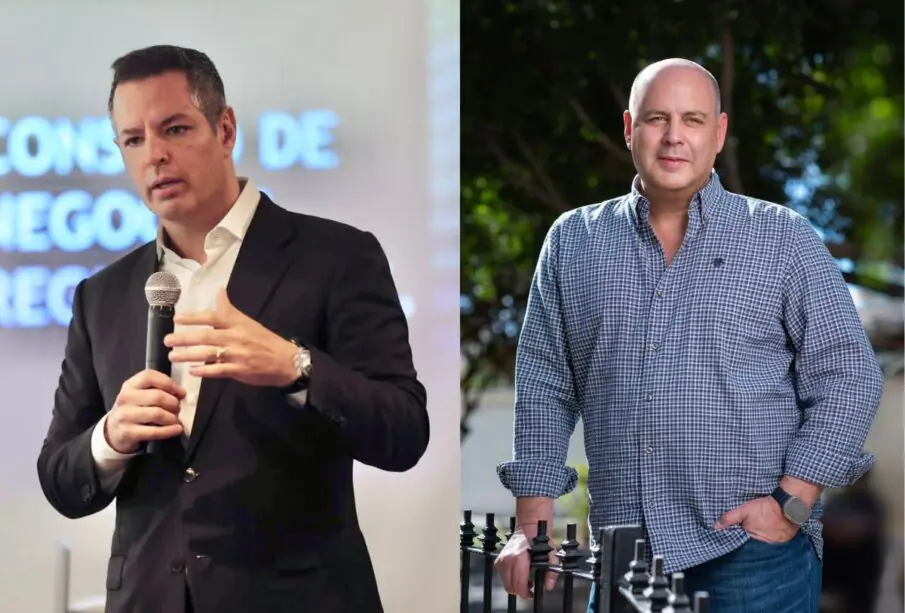 Alejandro Murat y Gustavo de Hoyos
