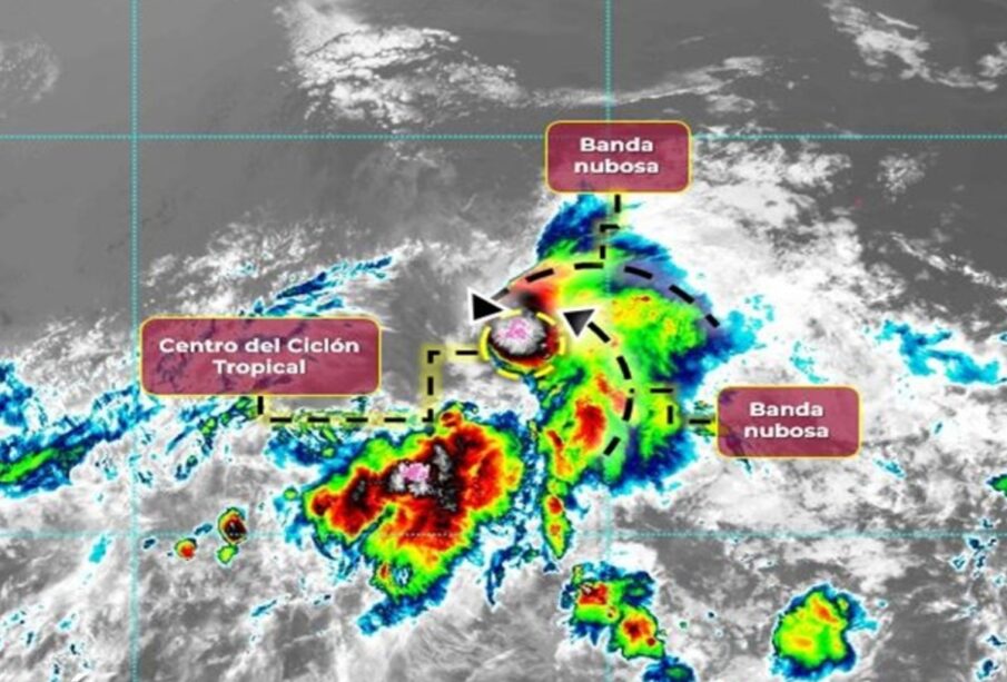 Clima: Se forma depresión tropical Cuatro-E en el Pacífico