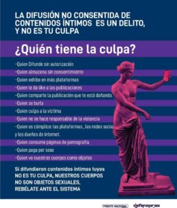 ¿Quién es culpable al difundir contenido íntimo?