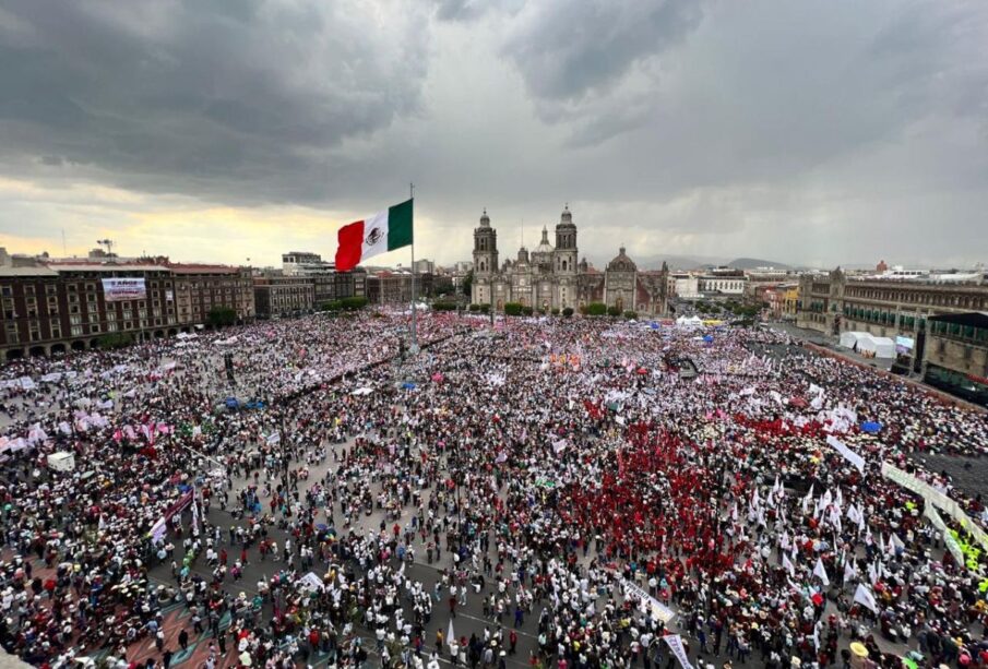 Festejo de AMLO