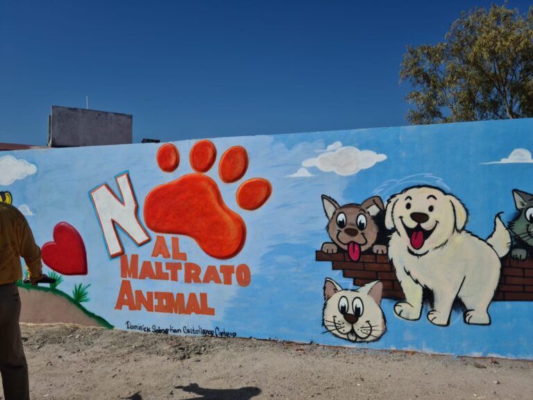 mural no al maltrato animal