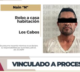 Naim "N" en prisión preventiva por robo en SCJ, BCS