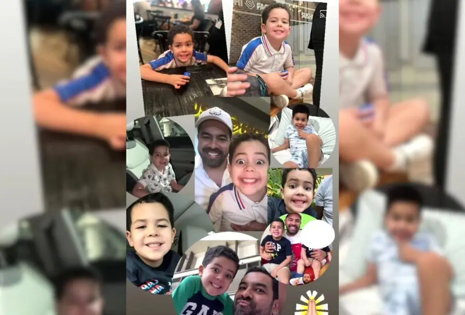 Diego Nicolás quien de acuerdo con su madre fue sustraído por su padre