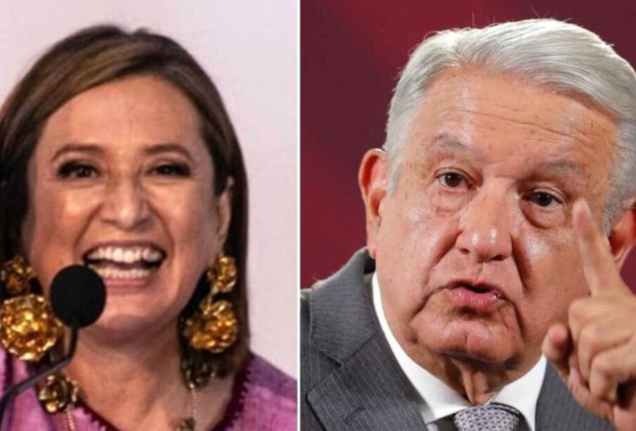 Xóchitl Gálvez y AMLO