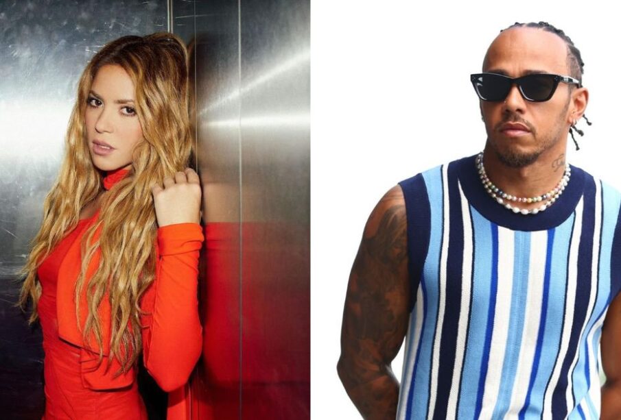 Shakira y Lewis Hamilton