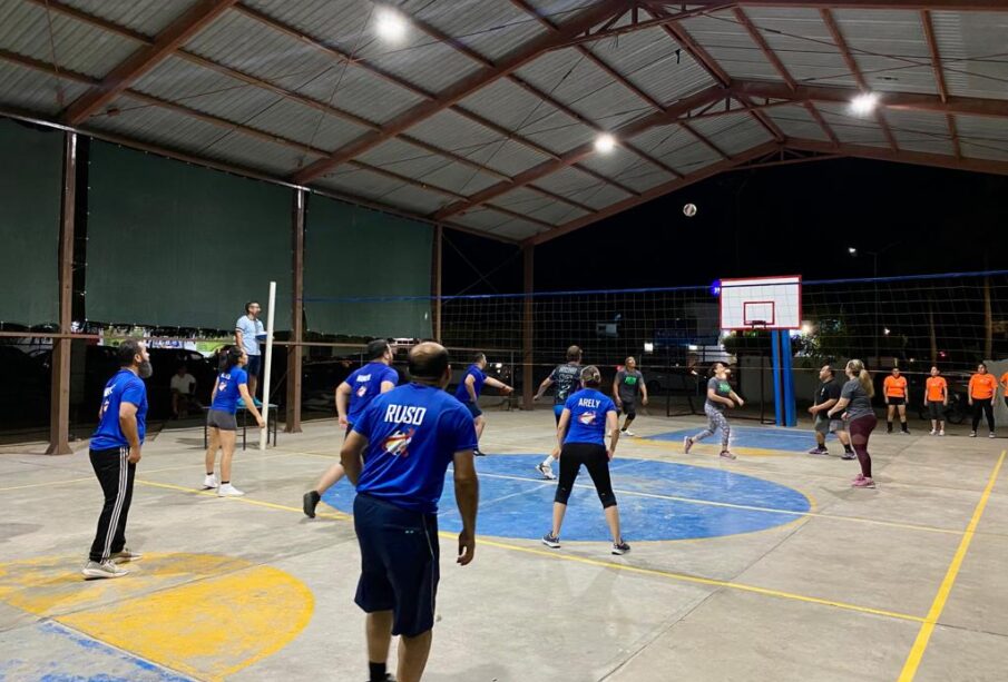 Juego de voleibol