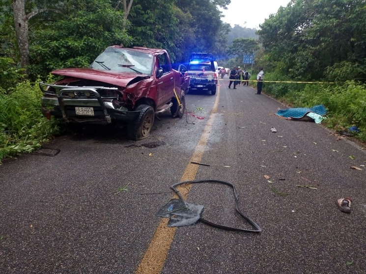 Accidente en carretera de Chiapas