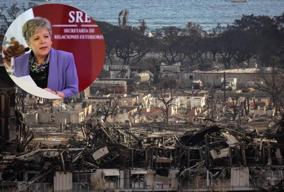 Alicia Bárcenas sobre incendio en Maui