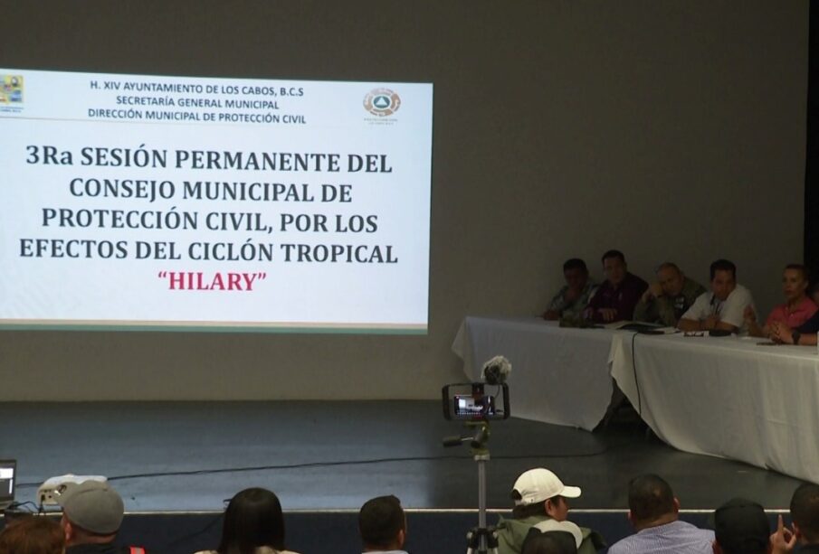 Se reune Comité Municipal de Protección Civil de Los Cabos