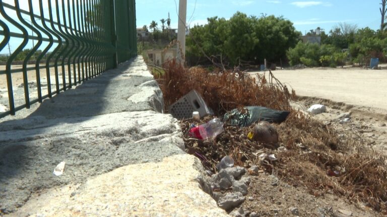 Basura alrededores unidad