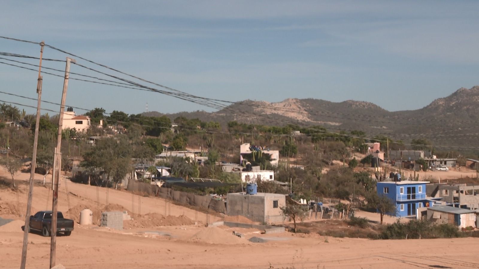 Casas en zona de invasiones en Los Cabos.