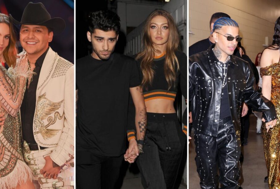 Christian Nodal, Belinda, Rauw Alejandro, Rosalía, Gigi Hadid y Zayn Malik.