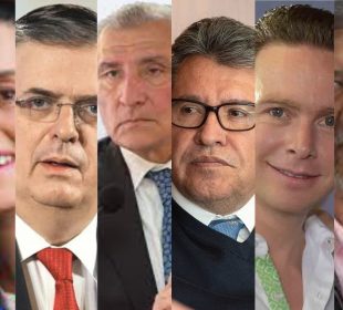 Aspirantes a la candidatura de Morena.