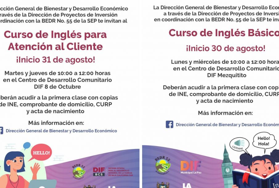 Curso de inglés del Ayuntamiento de La Paz