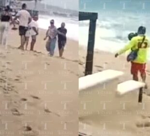 Siete turistas fueron desalojados de playas de Los Cabos