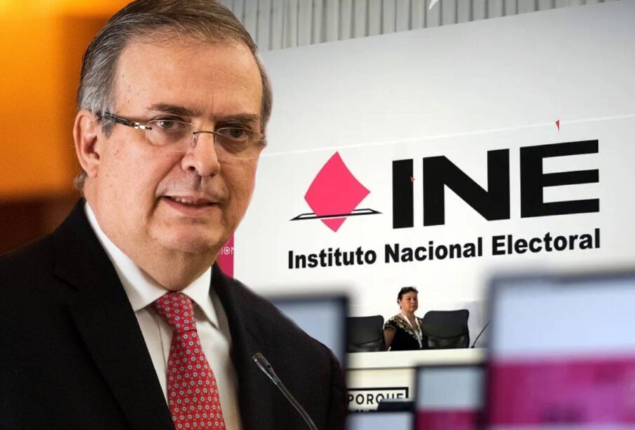 Ebrard y el INE