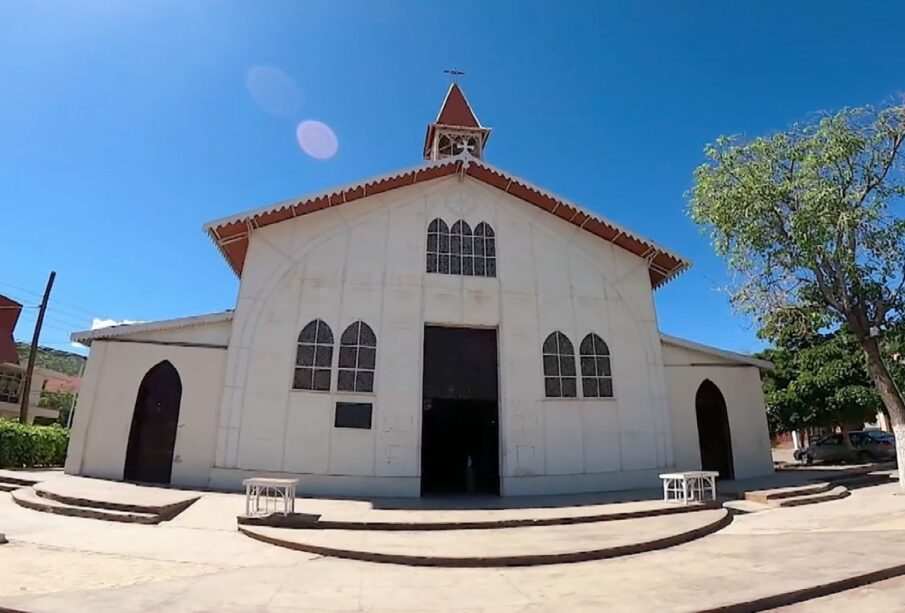 Iglesia de Santa Bárbara, en Santa Rosalía.