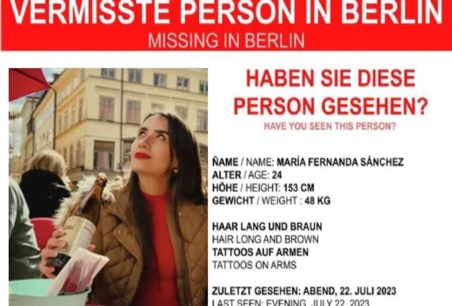 Mexicana desaparecida en Alemania: Papá brinda declaración