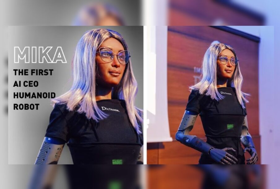 Mika, la primera robot con IA que ya es CEO en una empresa