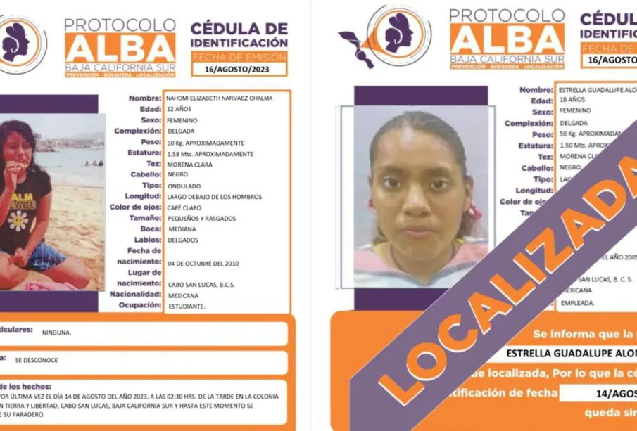 Nahomi Elizabeth y Estrella Guadalupe.