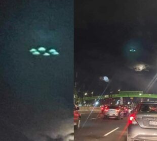 Captan luces y objeto extraño en cielo de CDMX