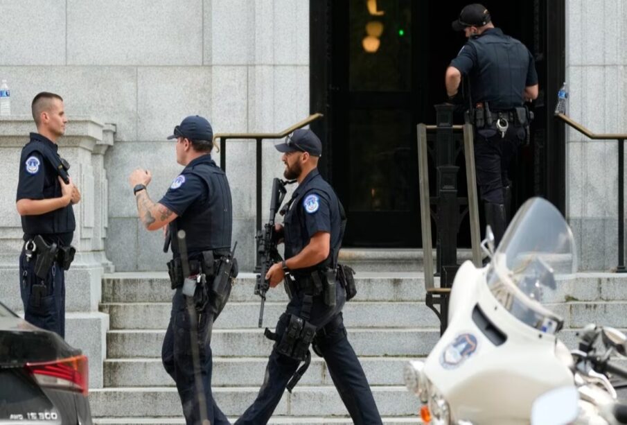 Reportan posible tiroteo en Capitolio de Estados Unidos