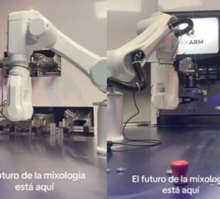 Primer robot mixólogo de México