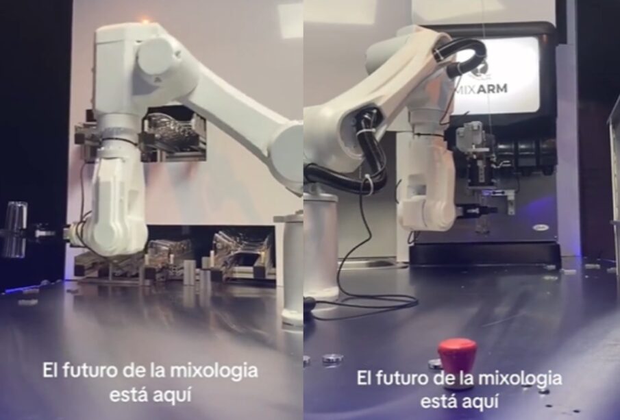 Primer robot mixólogo de México