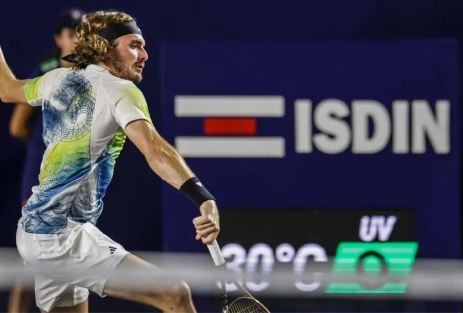 Tenista Alex de Miñaur en el Abierto de Tenis de Los Cabos