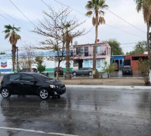 Fuerte lluvia se dejó sentir en La Paz