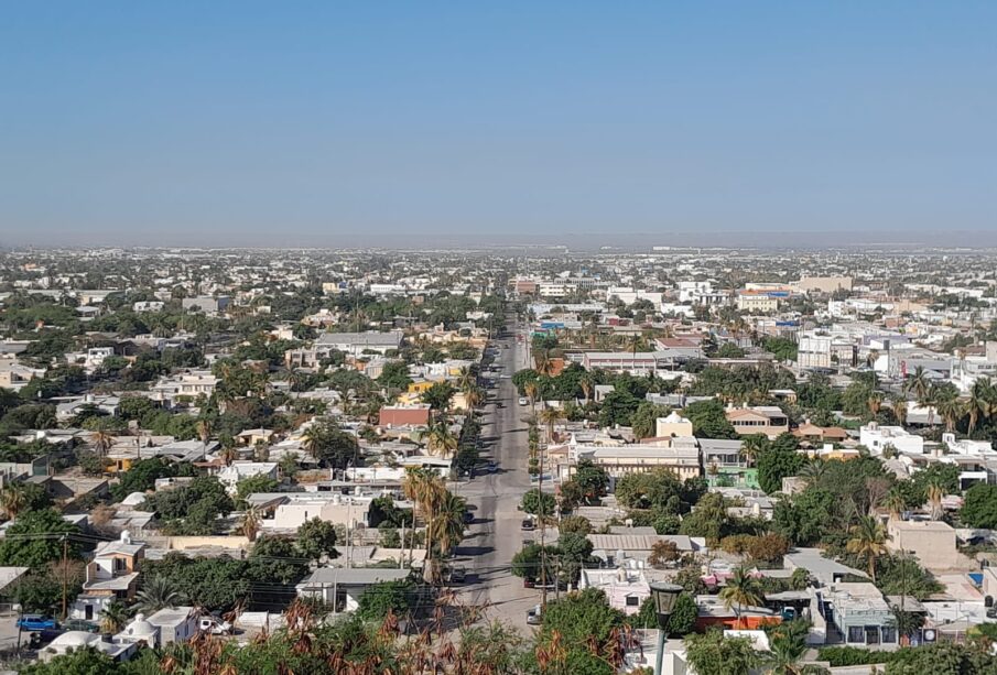 Vista aérea de ciudad