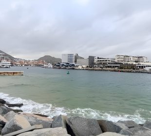 Zona hotelera en la playa de Cabo San Lucas.