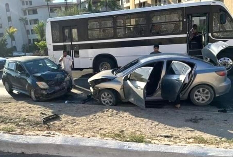 Accidente vial en Los Cabos