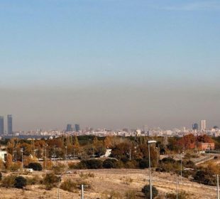 Aire contaminado en una ciudad