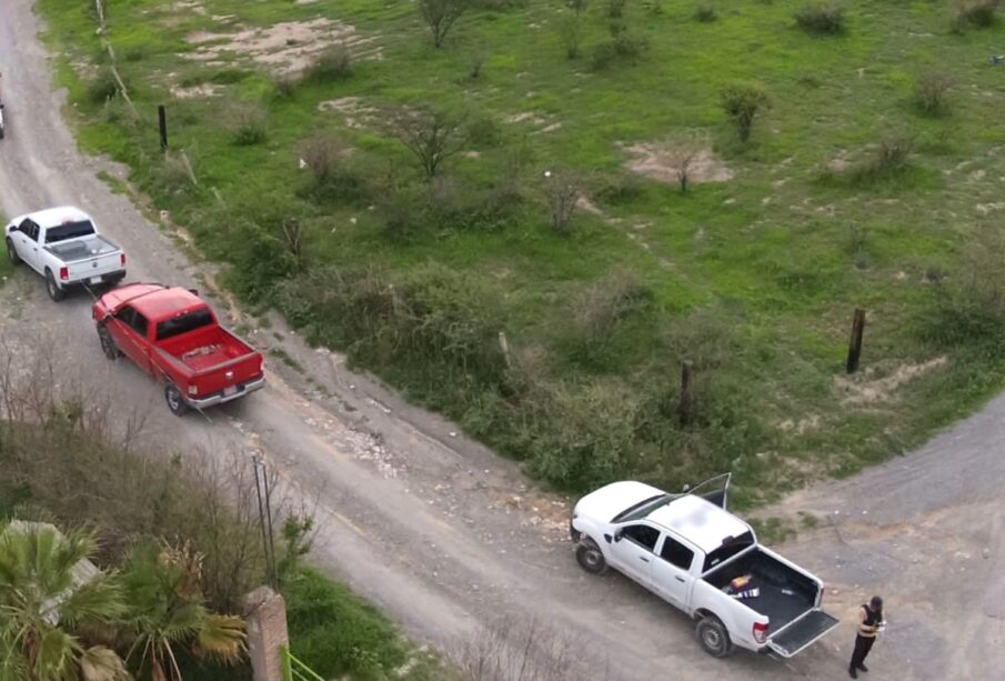 Parcela en Lagos de Moreno con cuerpos quemados.