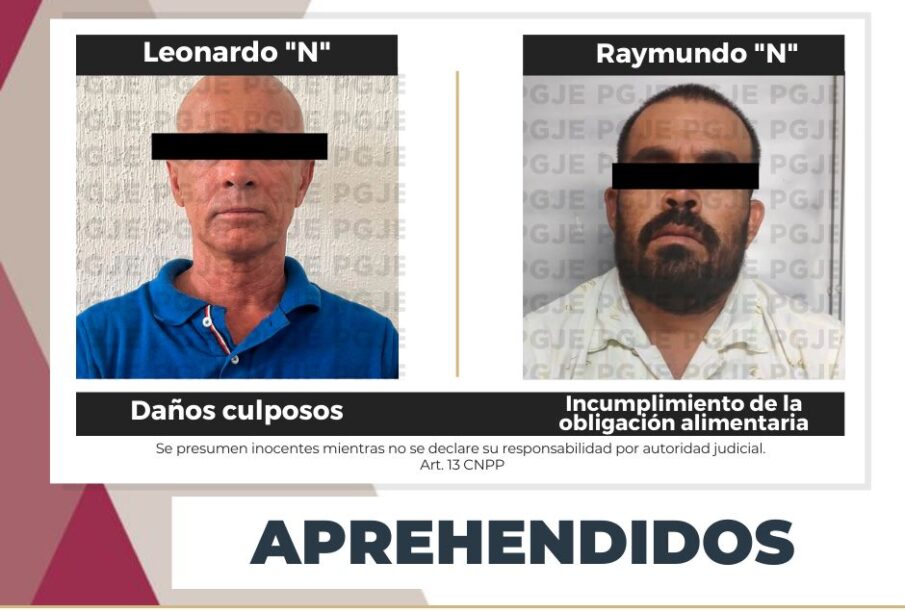 Leonardo N y Raymundo N, detenidos
