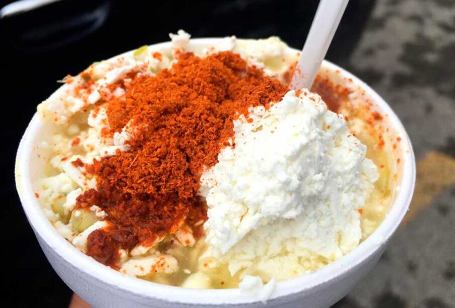 Elote en vaso